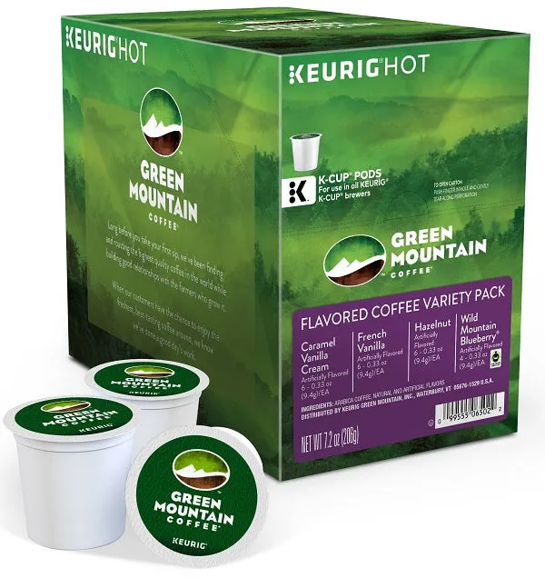 Green Mountain Flavored Variety K-Cup Sampler