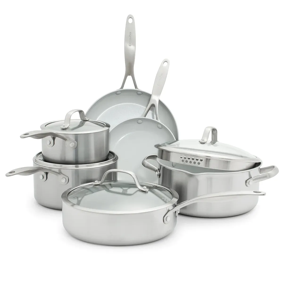 GreenPan Venice Pro Ceramic Nonstick Cookware – 10 Piece Set