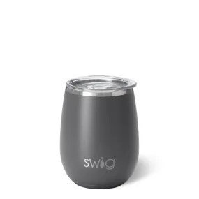 Grey Stemless Wine Cup 14oz