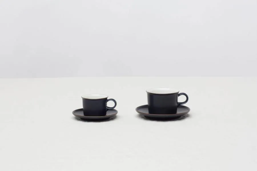 Hakusan Onest Navy Espresso Cup and Saucer