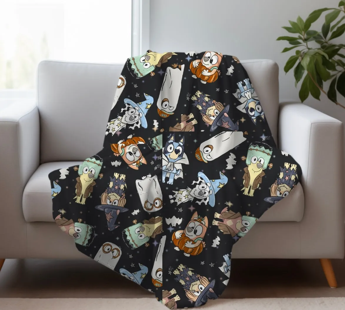 Halloween Pup Blanket