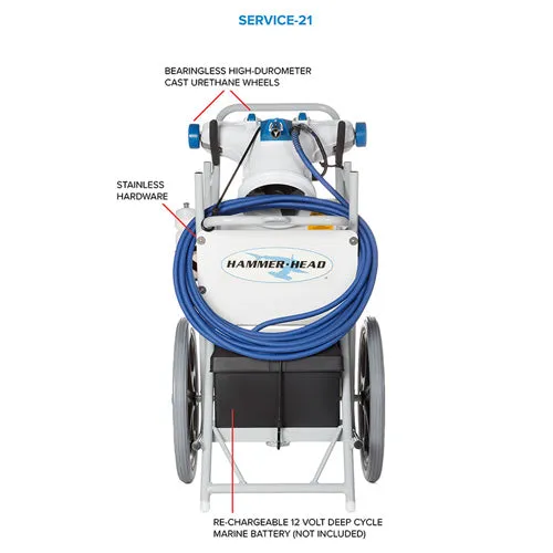 Hammer-Head Service-21 Pool Cleaner with 60' Cord