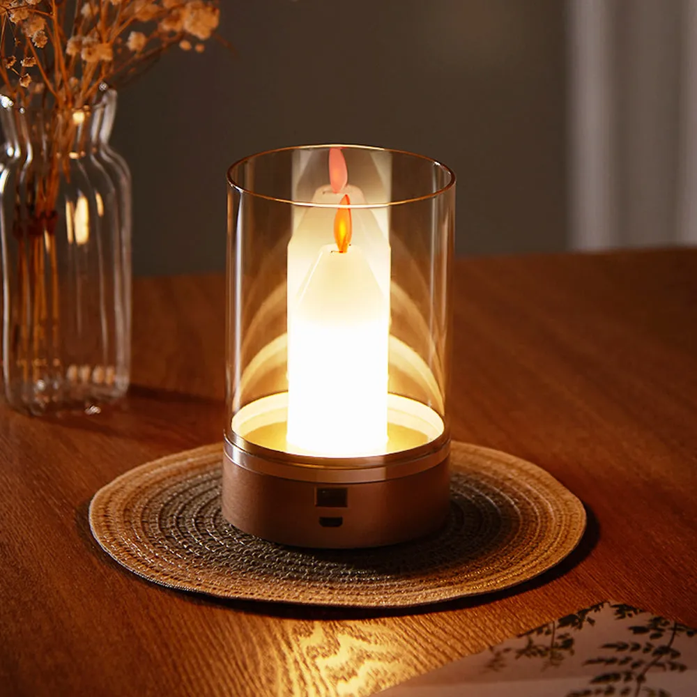 Hand Sweep Motion Candle Light Simulation Lamp- USB Charging