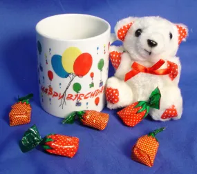 Happy Birthday Bear Coffee cup