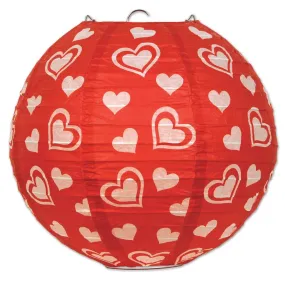 Heart Paper Lanterns 9.5 in