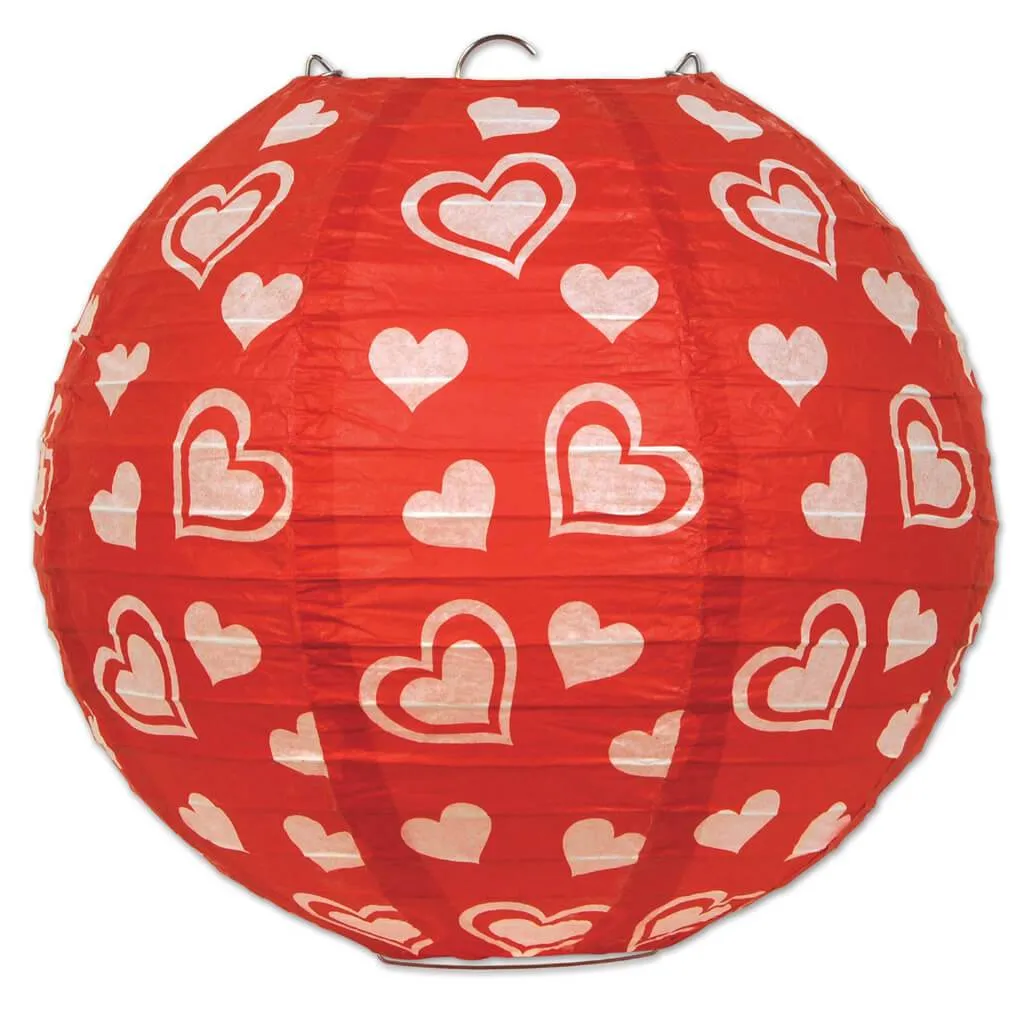 Heart Paper Lanterns 9.5 in