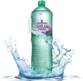 Highland Spring Sparkling Water, Pack of 1.5ltr