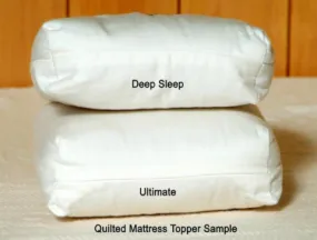 Holy Lamb Organics Natural Quilted Topper - Deep Sleep Thickness