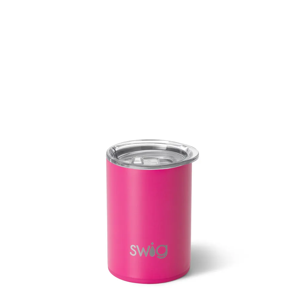 Hot Pink Short Tumbler 12oz