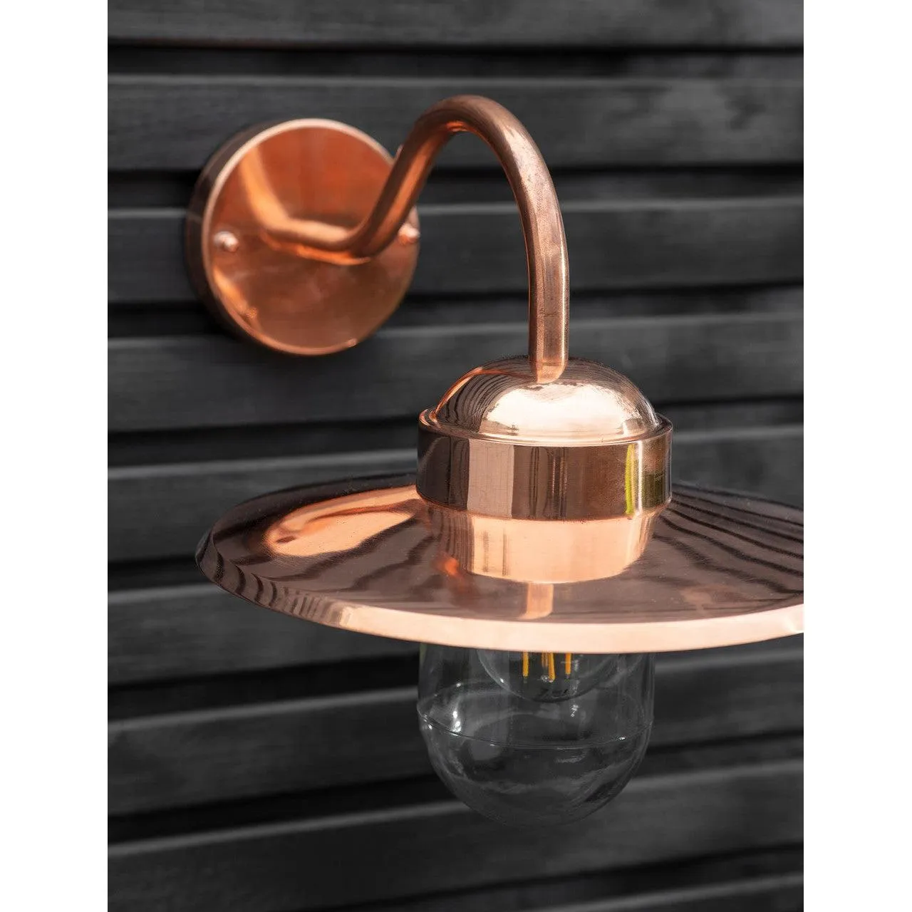 Howick Wall Light - Raw Copper