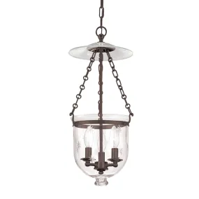 Hudson Valley Lighting Hampton 20.75" 3 Light Pendant Old Bronze - 252-OB-C3