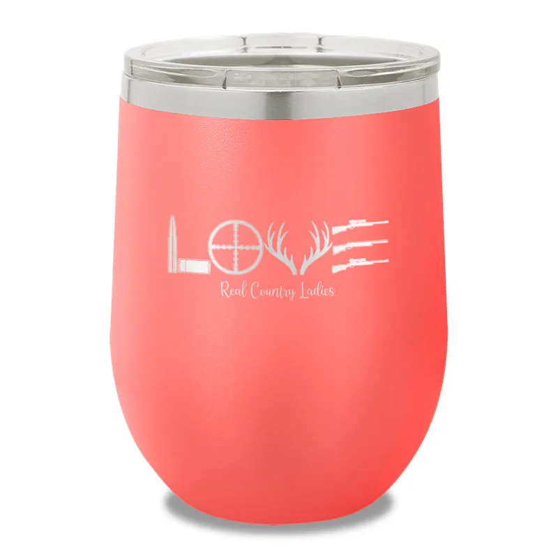 Hunting Love 12oz Stemless Wine Cup