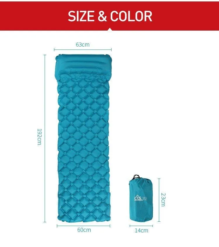 Inflatable Sleeping Pad Camping Air Mattress Portable