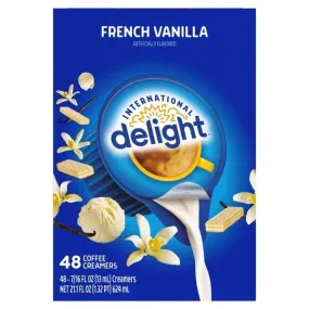 International Delight French Vanilla Coffee Creamer Singles, 48 Count