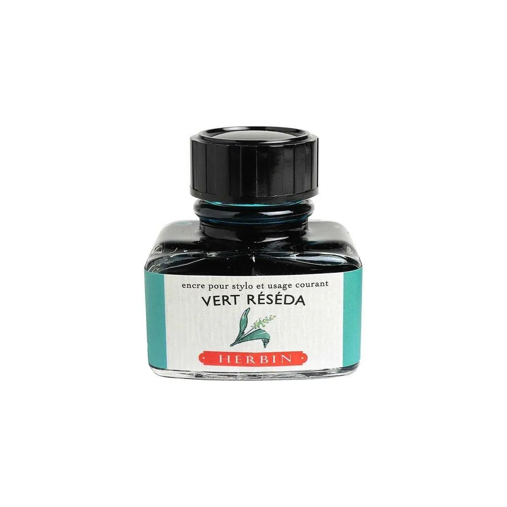 J Herbin Ink Bottle (10ml / 30ml) - Vert Réséda