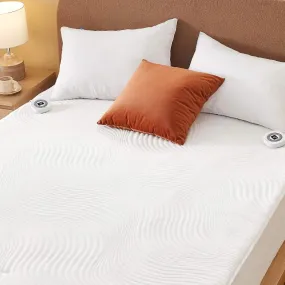 Jacquard Polyester Microfiber Mattress Pad