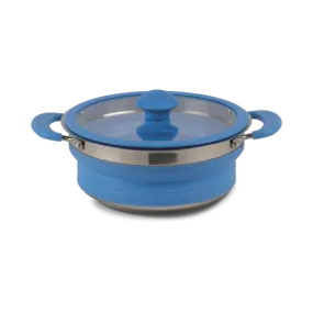 Kampa Collapsible Saucepan 1.5LTR (Blue)