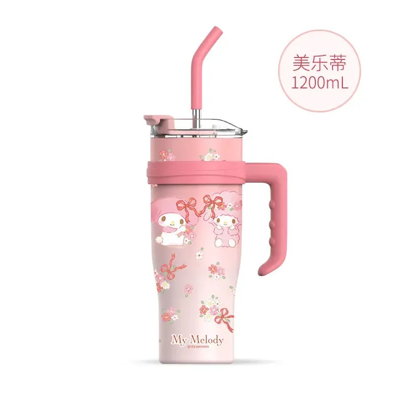 Kawaii Thermos Tumblers With Straw