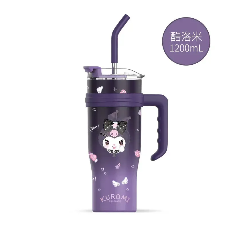 Kawaii Thermos Tumblers With Straw