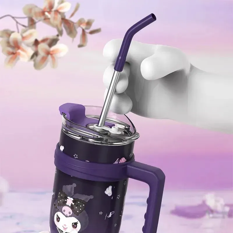 Kawaii Thermos Tumblers With Straw