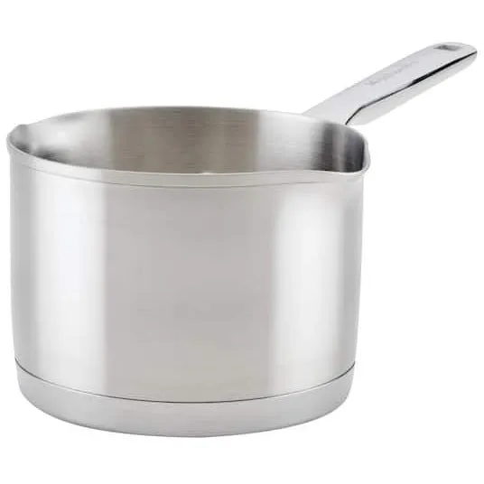 Kitchen Aid 3Ply Stainless Steel Saucepan w/ Spout 1.5QT