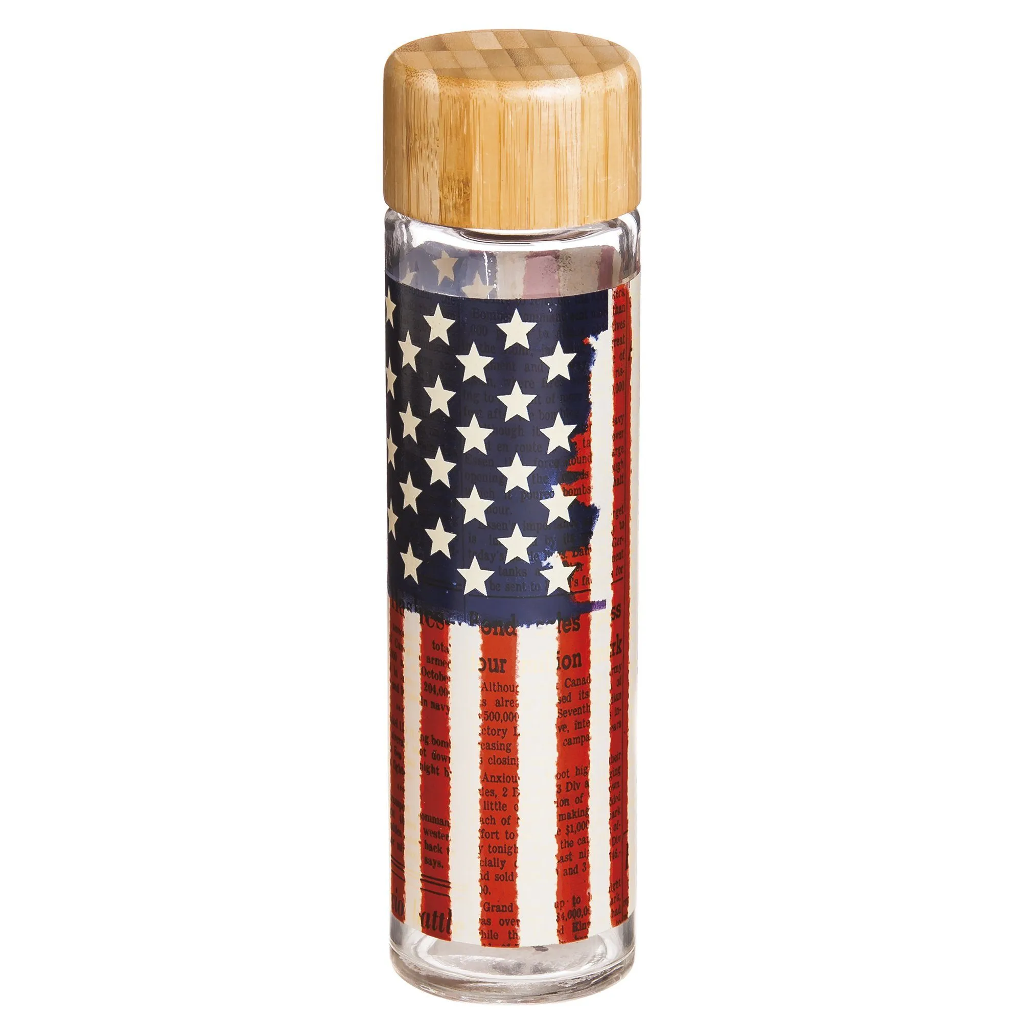 Land of Liberty Glass Tumbler