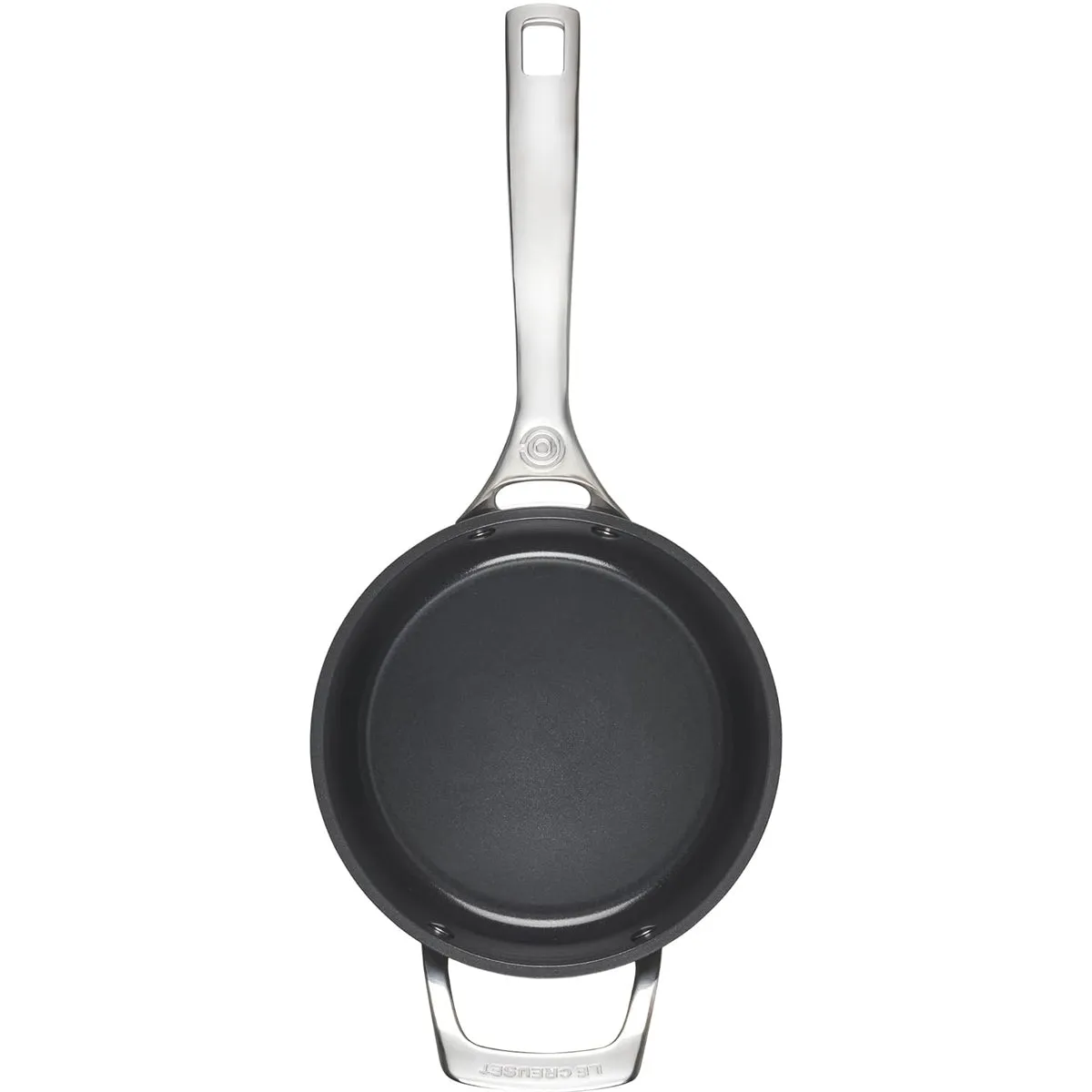 Le Creuset Essential Non-Stick Ceramic Saucepan Glass Lid 3 Qt