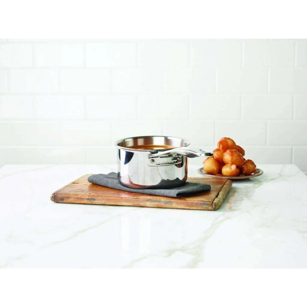 Le Creuset Stainless 3-Ply Saucepan