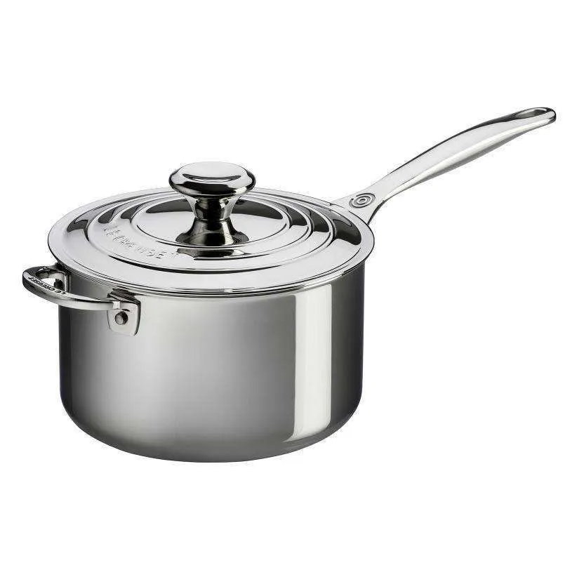 Le Creuset Stainless 3-Ply Saucepan