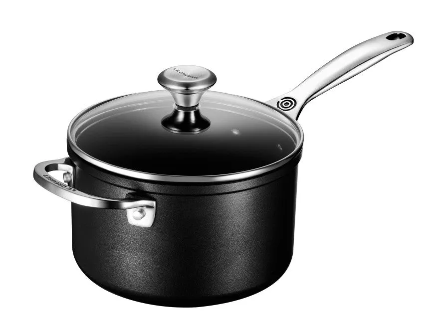 Le Creuset Toughened Nonstick PRO Saucepan w/Glass Lid