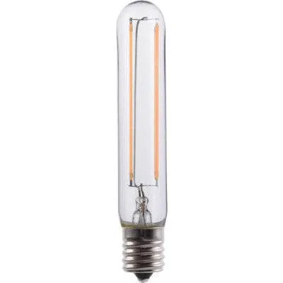 LED Advantage Filament T6-1/2 320 Deg, 4W-300lm, Dimmable, 80CRI, 2700K, E17, 120VAC