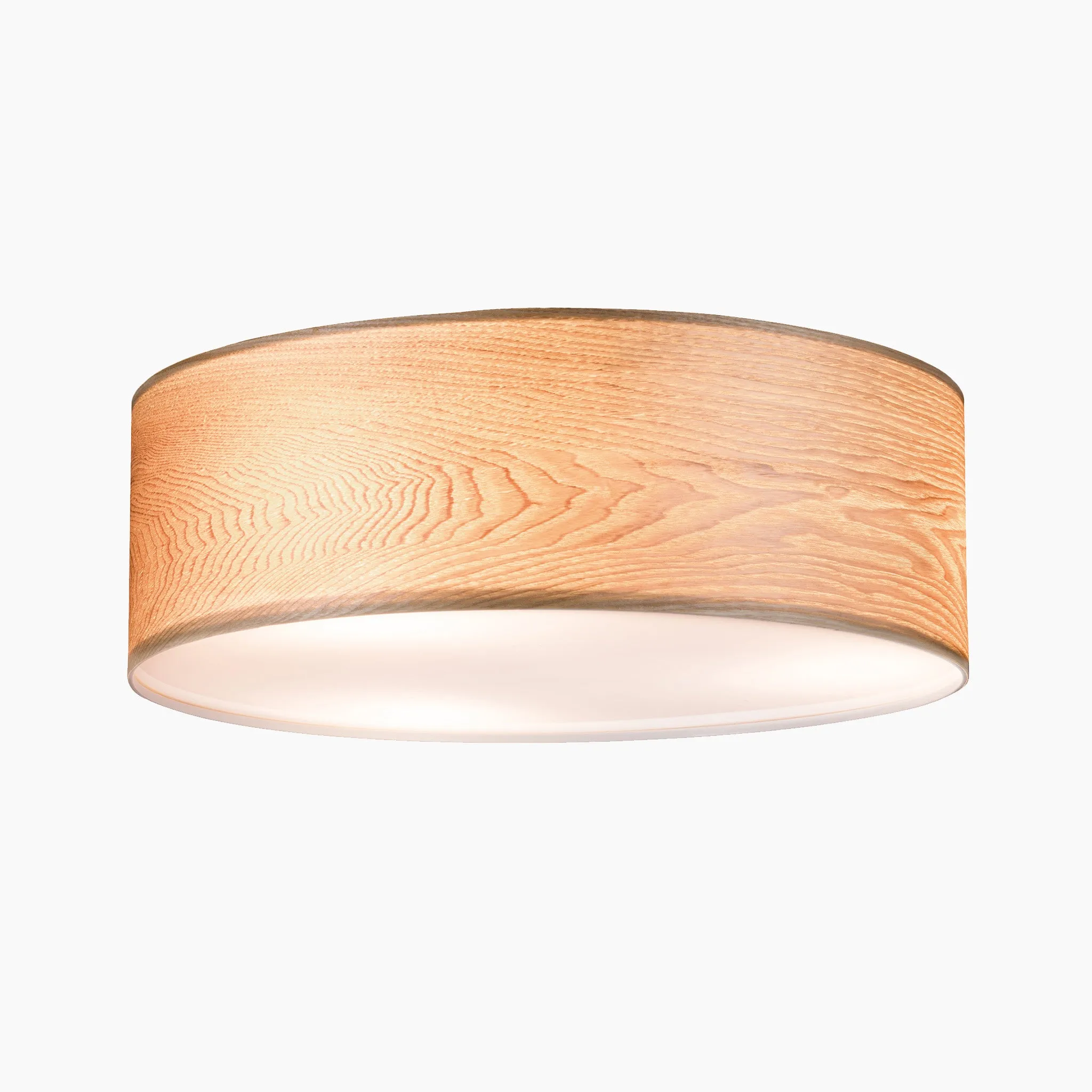 Liska 60W Dimmable Ceiling Light in Wood/Matt Copper