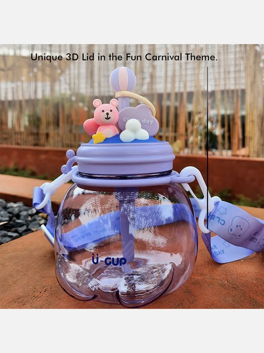 Little Surprise Box Carnival Theme Kids Water Bottle