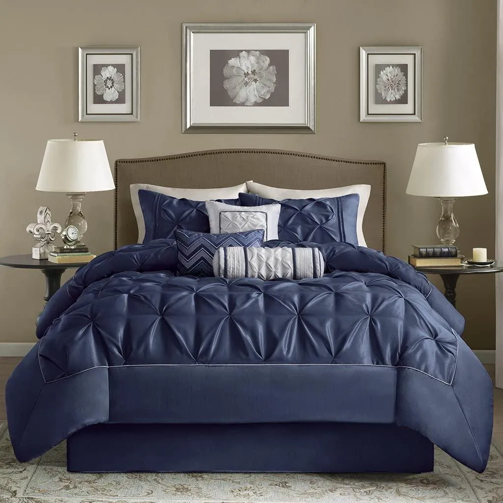 Luxury Pintuck Duvet Cover Set