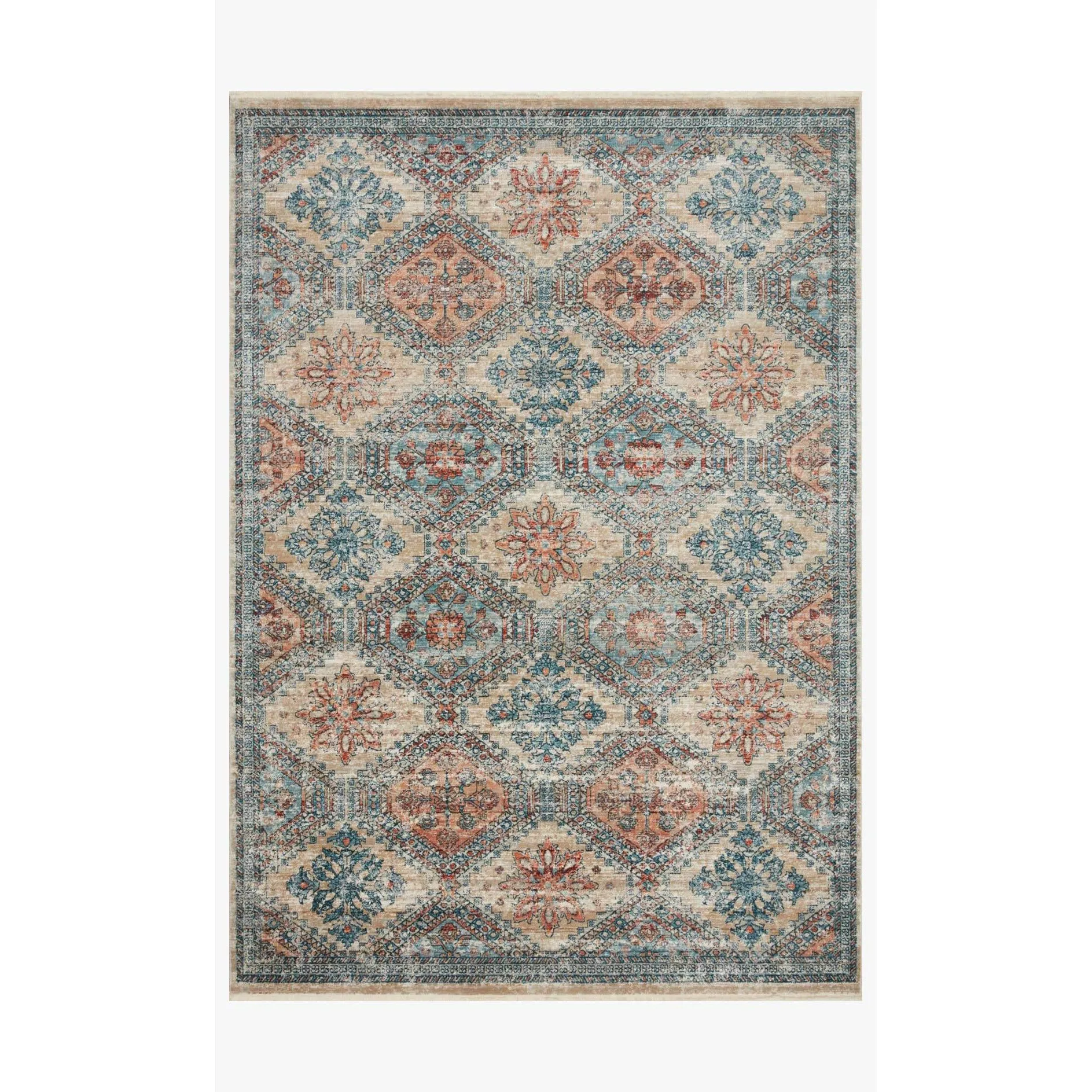 Magnolia Home Elise Multi / Blue Rug