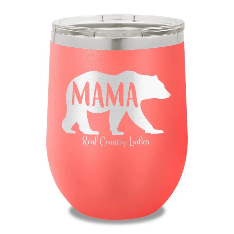 Mama Bear 12oz Stemless Wine Cup