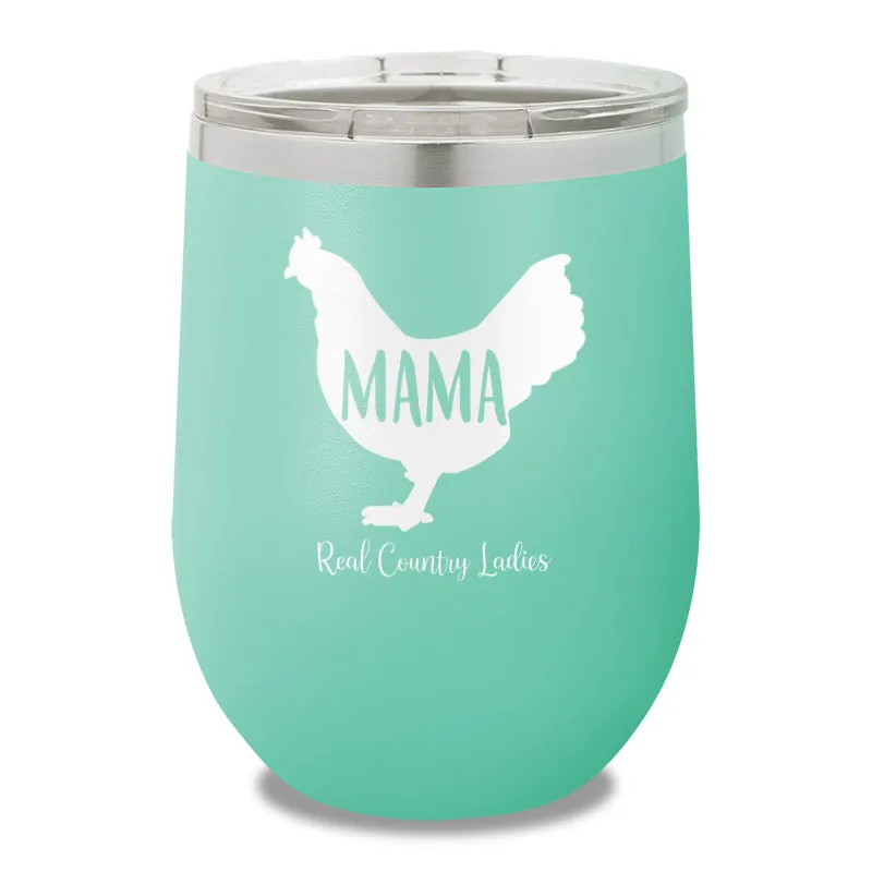 Mama Hen 12oz Stemless Wine Cup