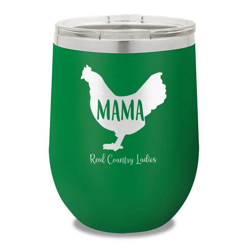 Mama Hen 12oz Stemless Wine Cup