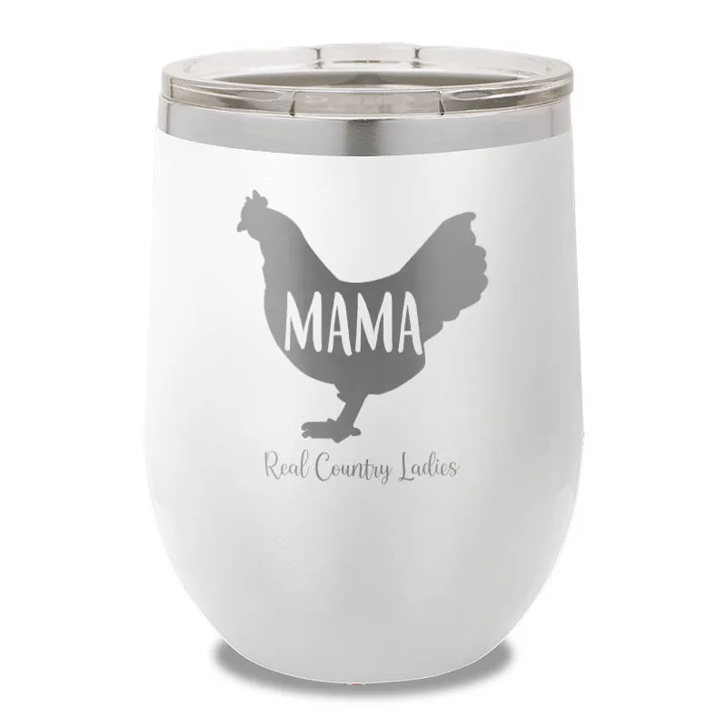 Mama Hen 12oz Stemless Wine Cup