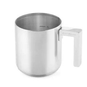 Mepra Stile by Pininfarina milk boiler diam. 12 cm. stainless steel