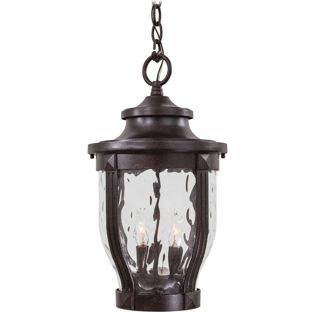 Merrimack 3 lights 10 in. Outdoor Hanging Lantern Corona Bronze finish