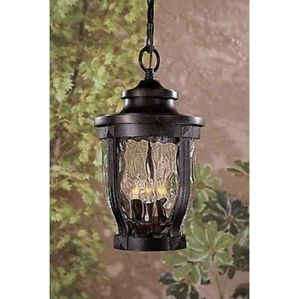 Merrimack 3 lights 10 in. Outdoor Hanging Lantern Corona Bronze finish