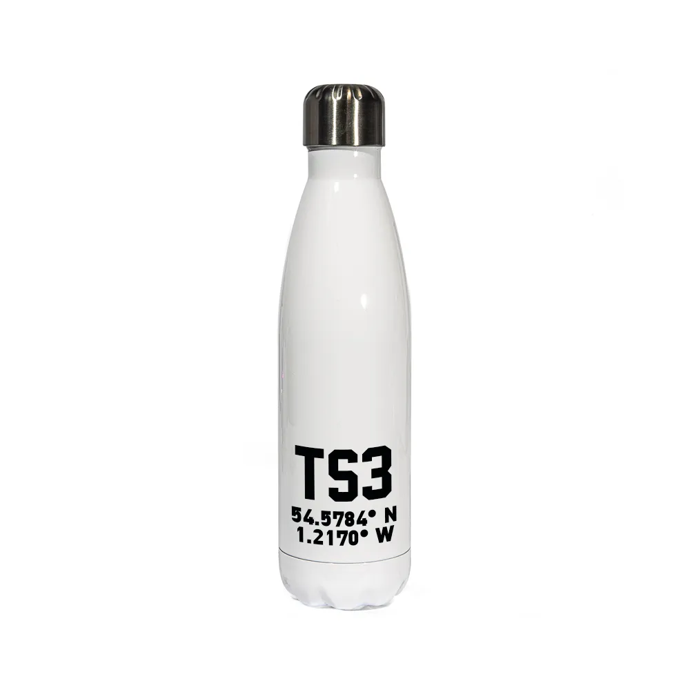 Middlesbrough Coordinates Water Bottle