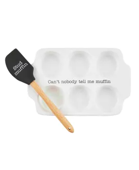 Muffin Tray and Spatula Set