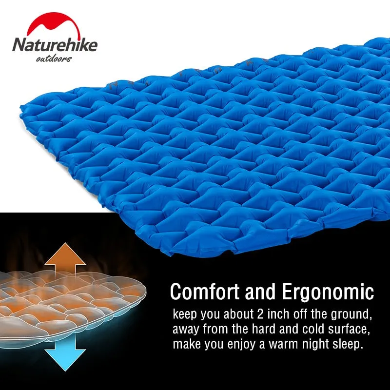 Naturehike Air Mattress Inflatable Mattress Portable Camping Mat Double Sleeping Pad Ultralight