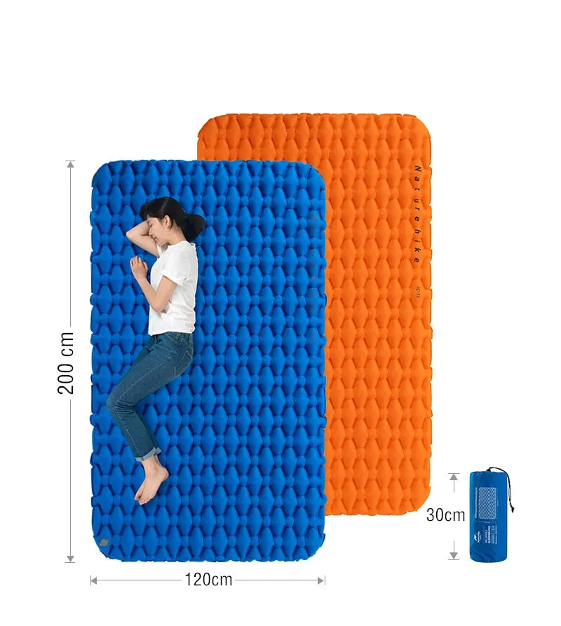 Naturehike Air Mattress Inflatable Mattress Portable Camping Mat Double Sleeping Pad Ultralight