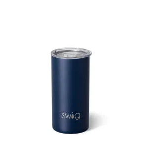 Navy Slim Tumbler 12oz