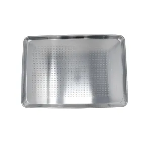 Nella 18" x 26" Aluminum Perforated Bun Pan Tray - 39531