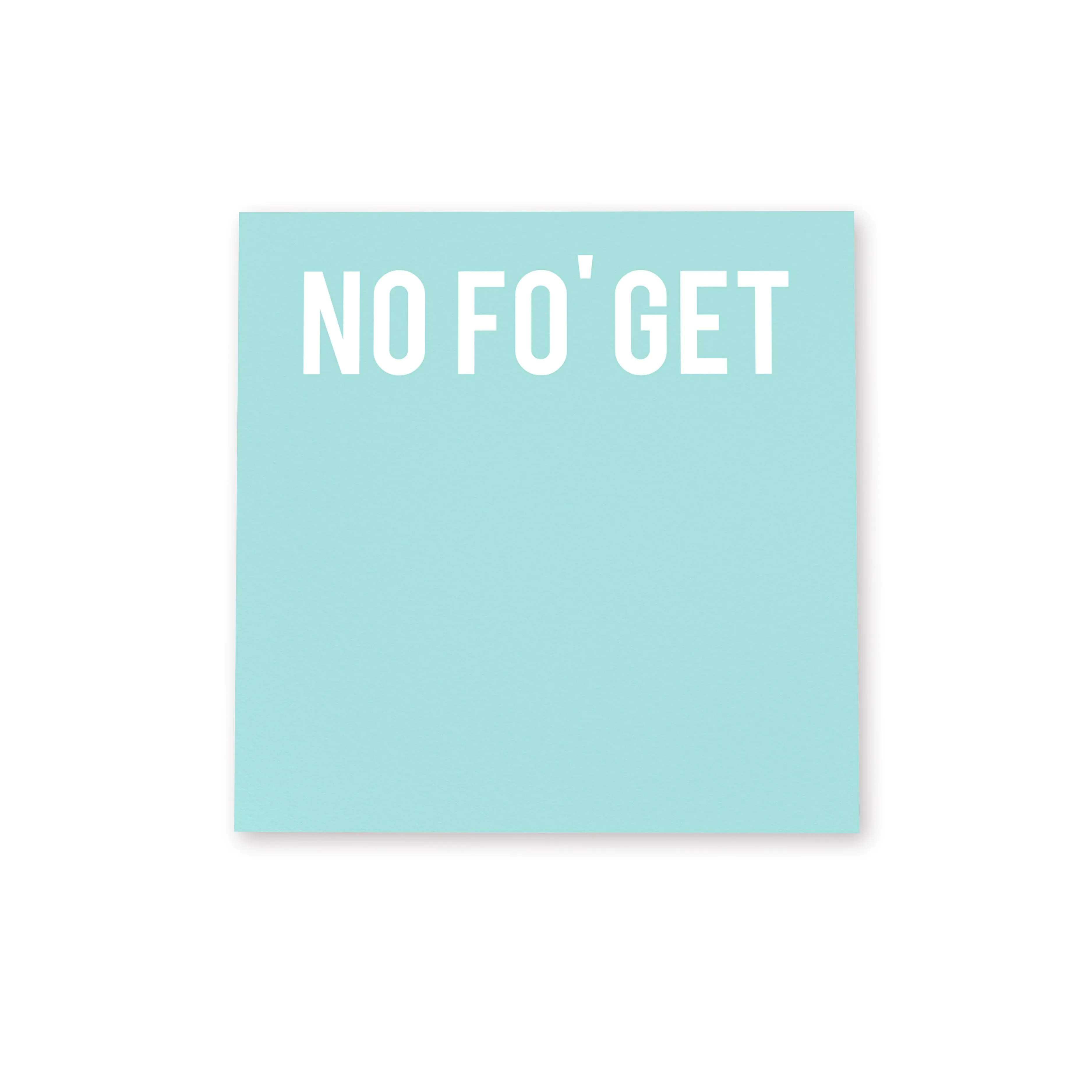 No Fo'get Stickypad 3x3