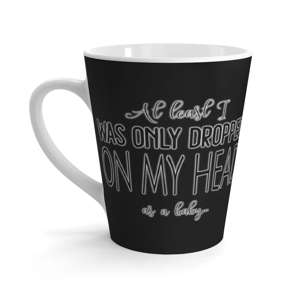 Not On My Face - Latte Mug (Tar Black)